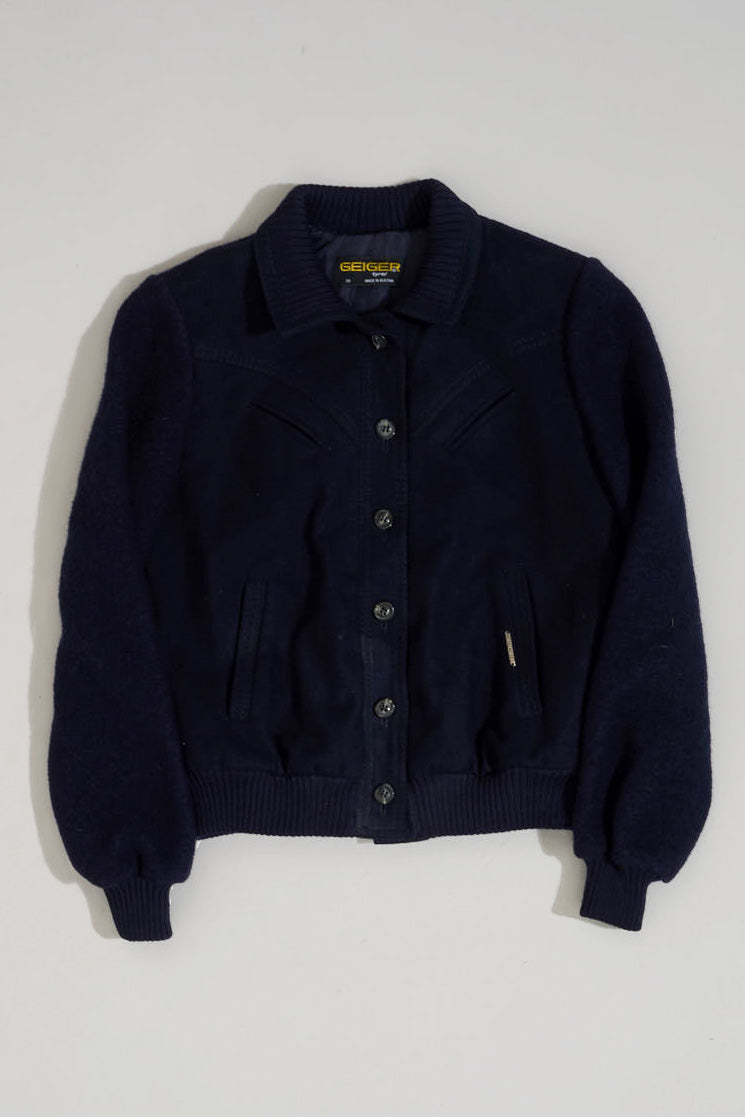 GEIGER NAVY JACKET - M