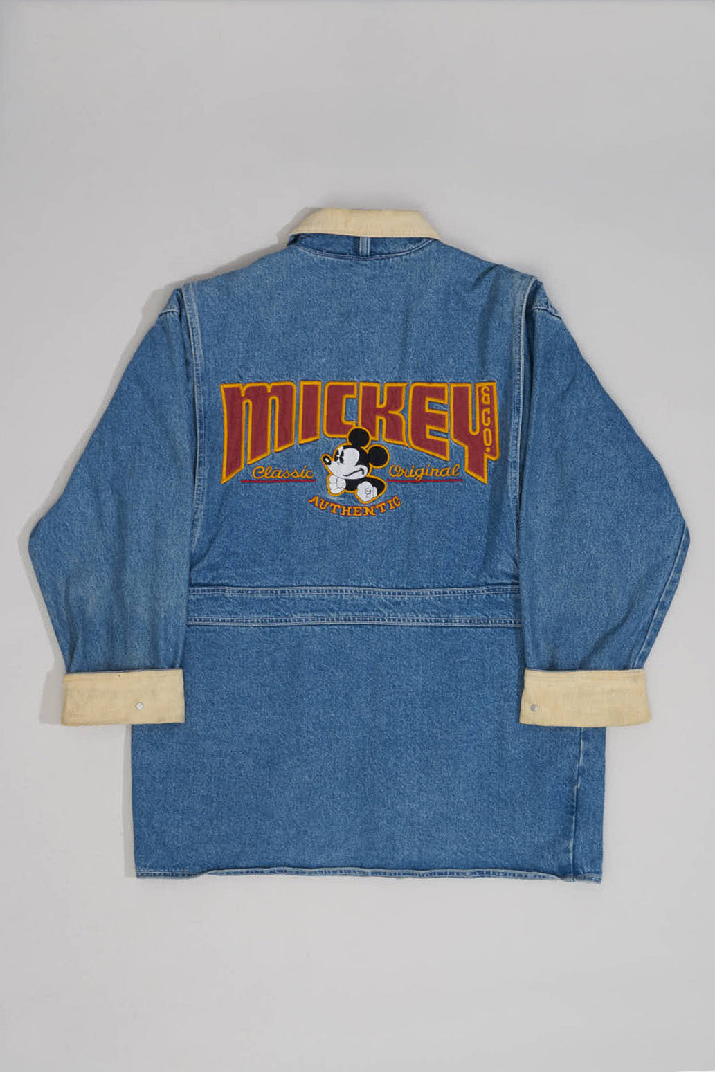 MICKEY WHITE PATCH DENIM Jacket - M