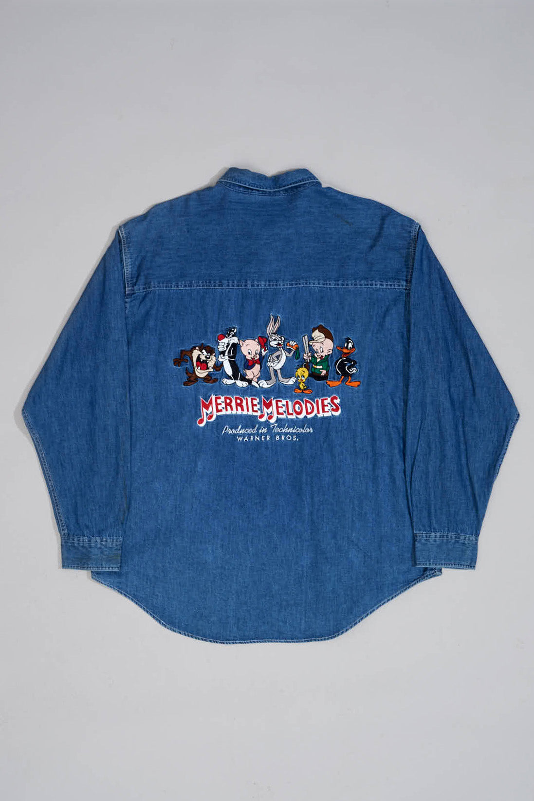 MERRY MELODIES DENIM Shirt - XL