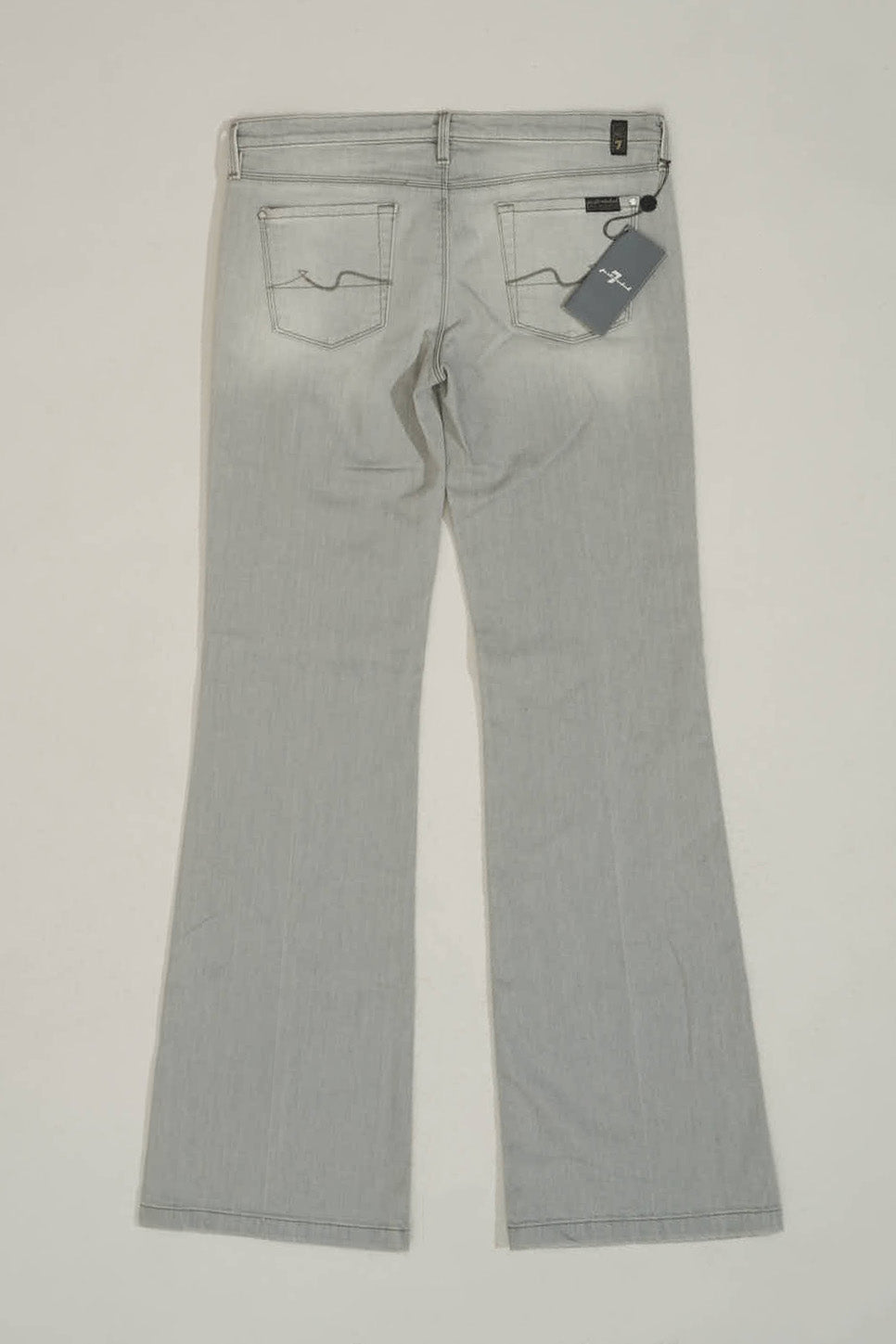 7FAM GREY DENIM Trousers - M